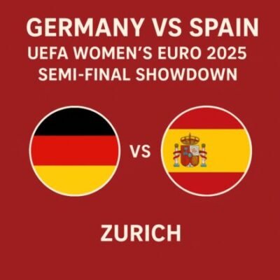 Germany vs Spain – UEFA Women’s EURO 2025 Semi-final