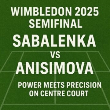 Wimbledon 2025 Semifinal