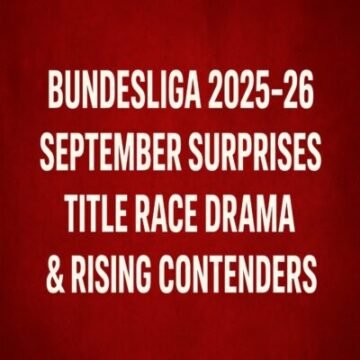 Bundesliga 2025–26 September