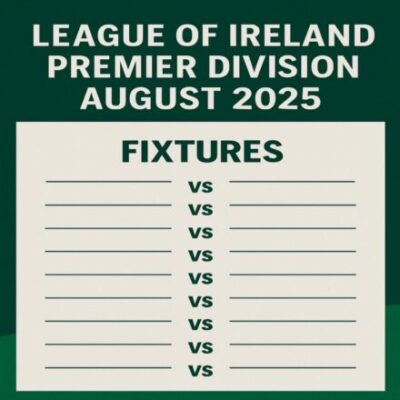 Ireland Premier Division August 2025