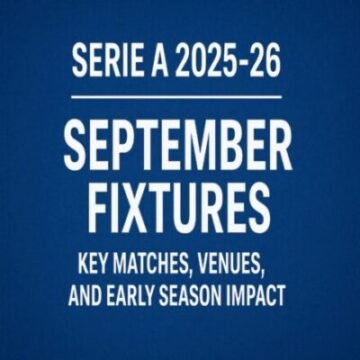 Serie A 2025-26 September
