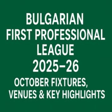 Bulgarian First Professional League 2025-26