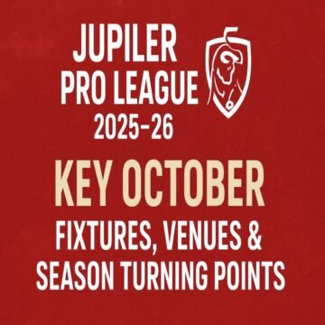 Jupiler Pro League 2025-26 October