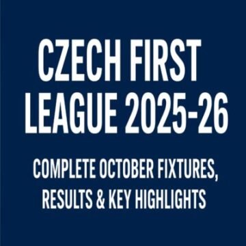 Czech First League 2025–26 October