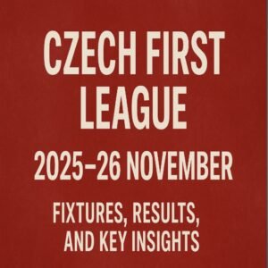 Czech First League November 2025–26